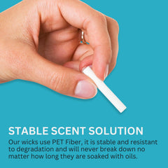 Portable blank nasal sticks for on-the-go aromatherapy