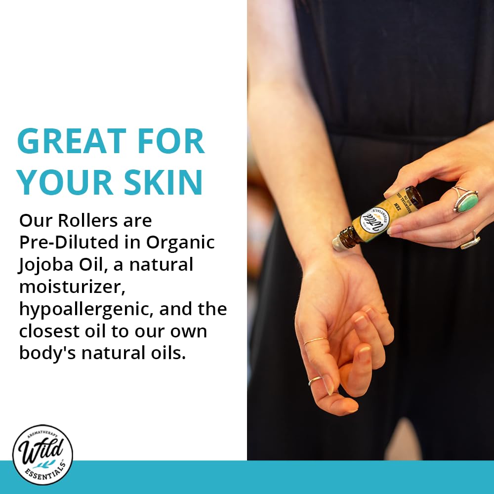 Blend ingredients: Basil, Chamomile, Lavender, Marjoram, Myrrh, Vetiver