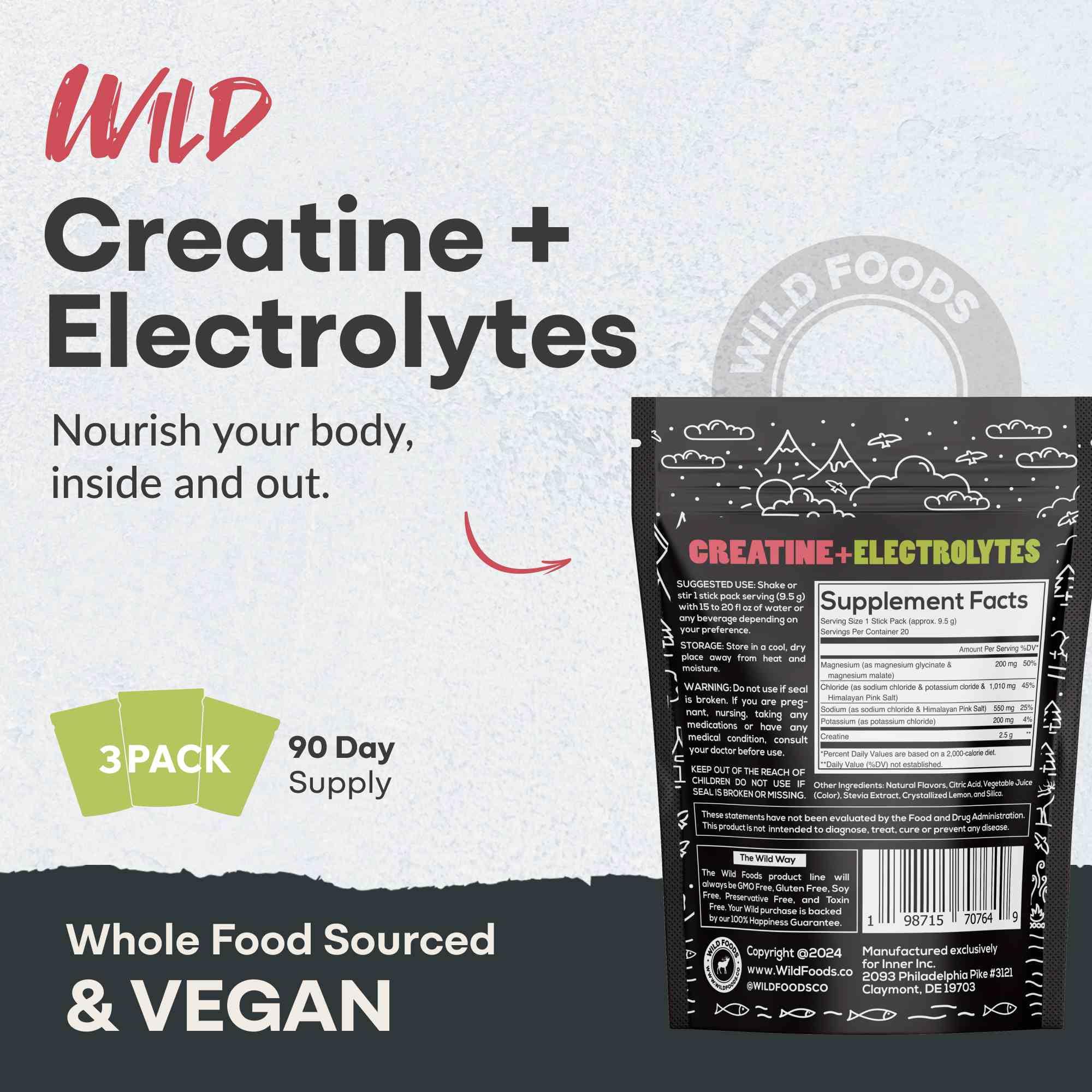 Visual of dragonfruit flavored electrolyte powder
