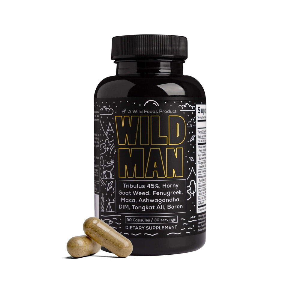 Bottle of Wild Foods Herbal Stack for Man