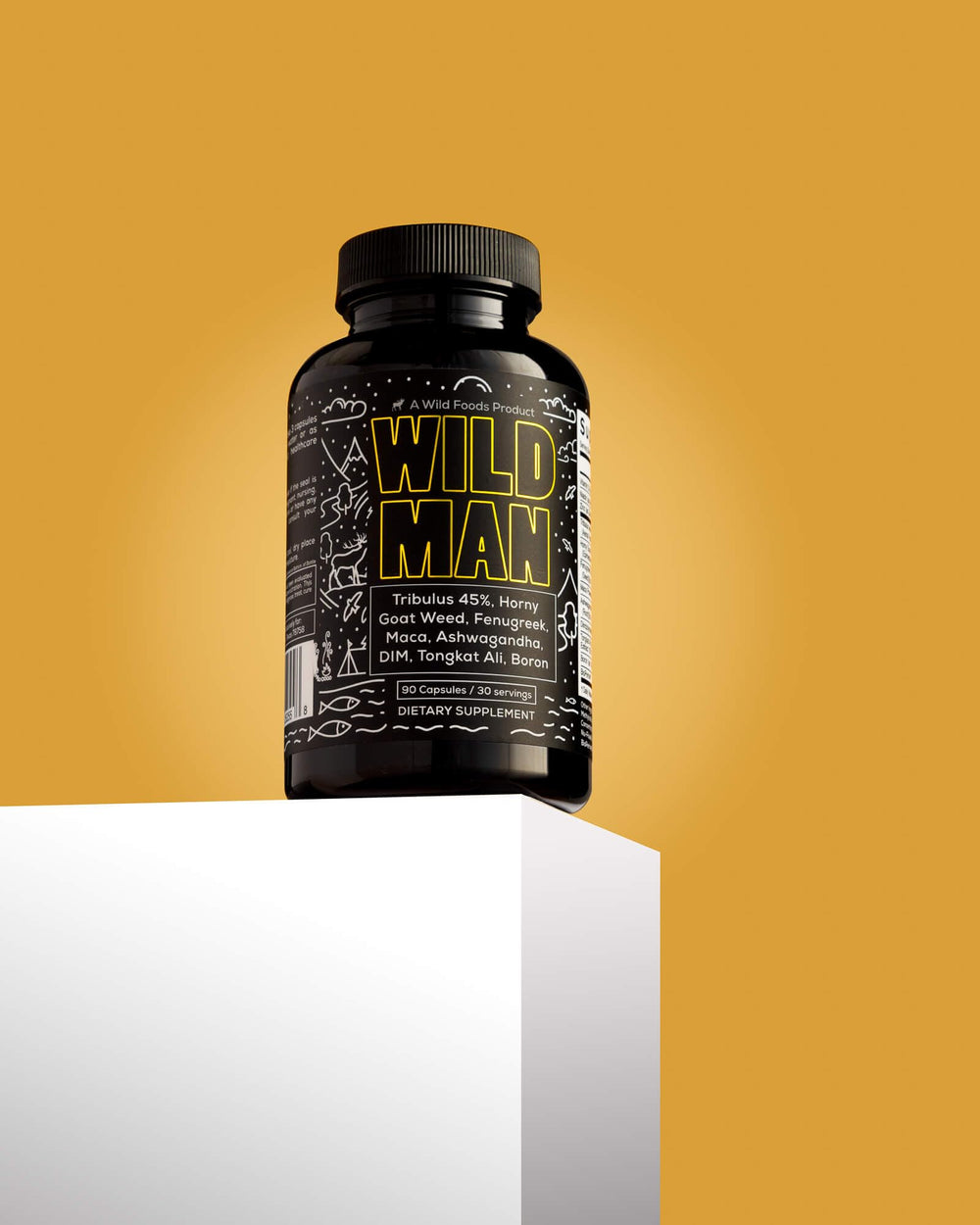 Gluten-free and soy-free wellness supplement claim