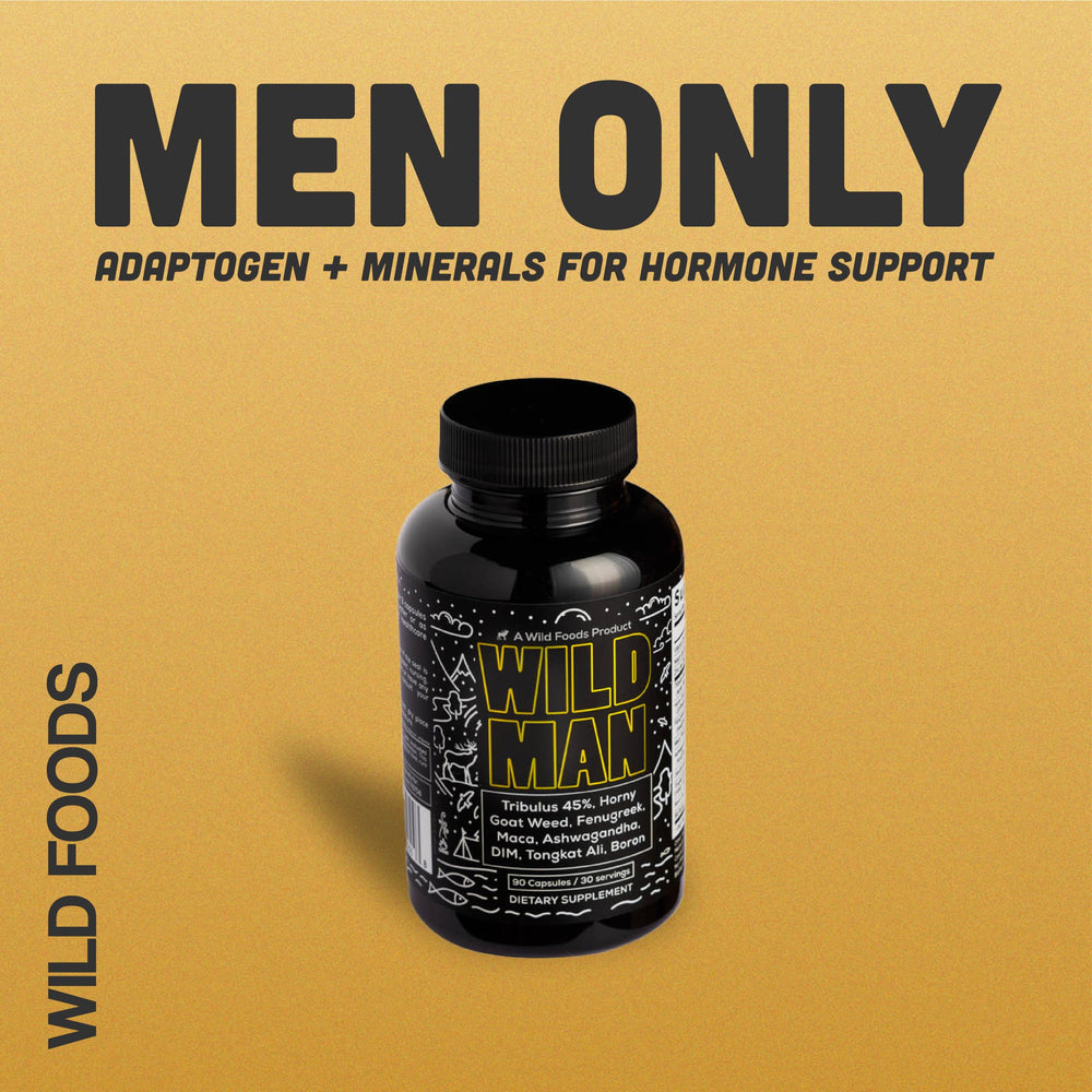 Man taking daily wellness supplement