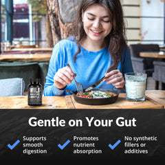 Close-up of Magnesium Citrate and Taurate capsules