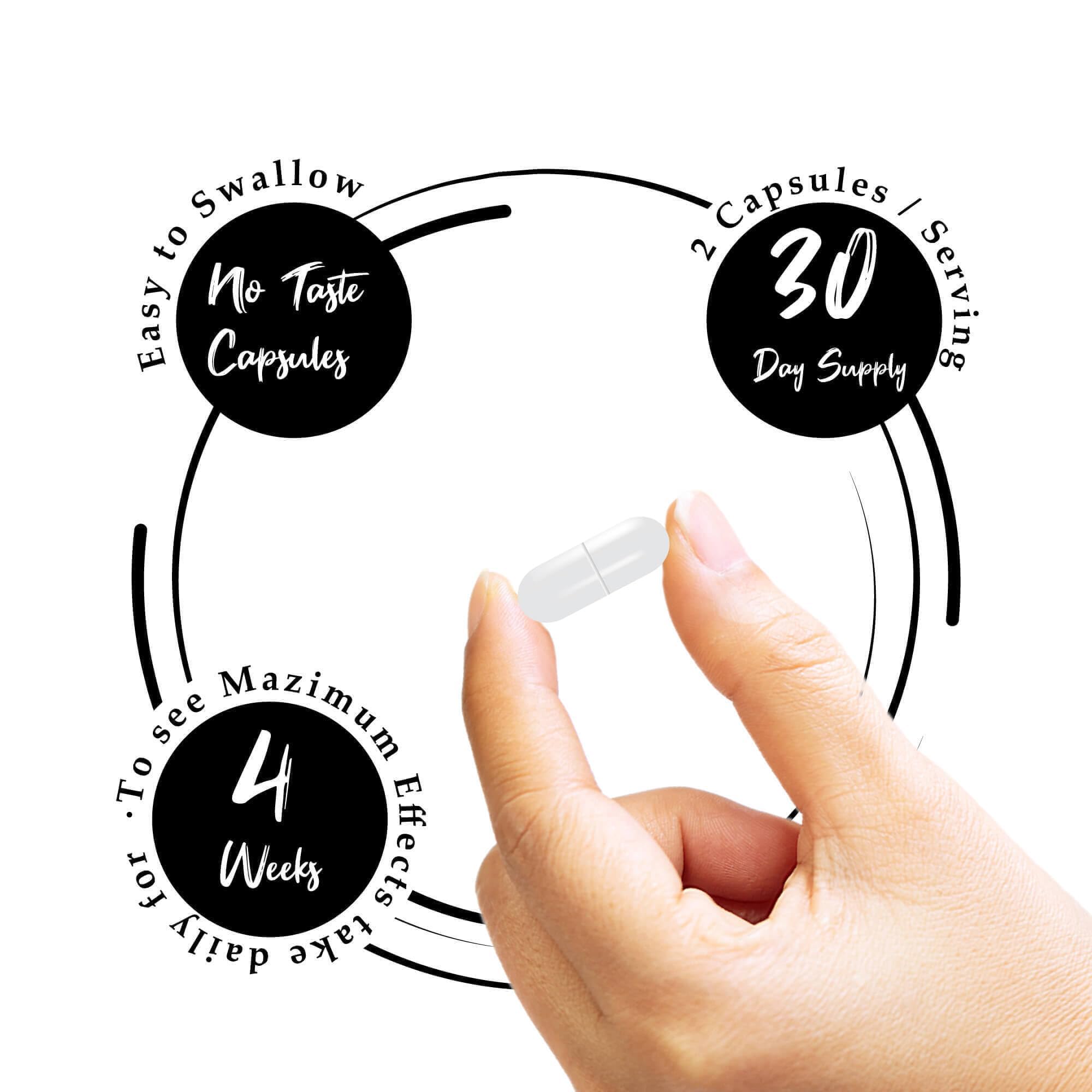 Non-GMO vegan magnesium supplement badge