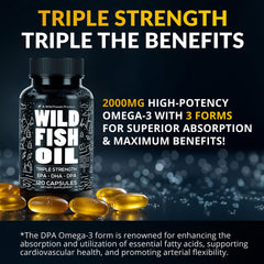 Non-GMO, gluten-free omega-3 supplement packaging