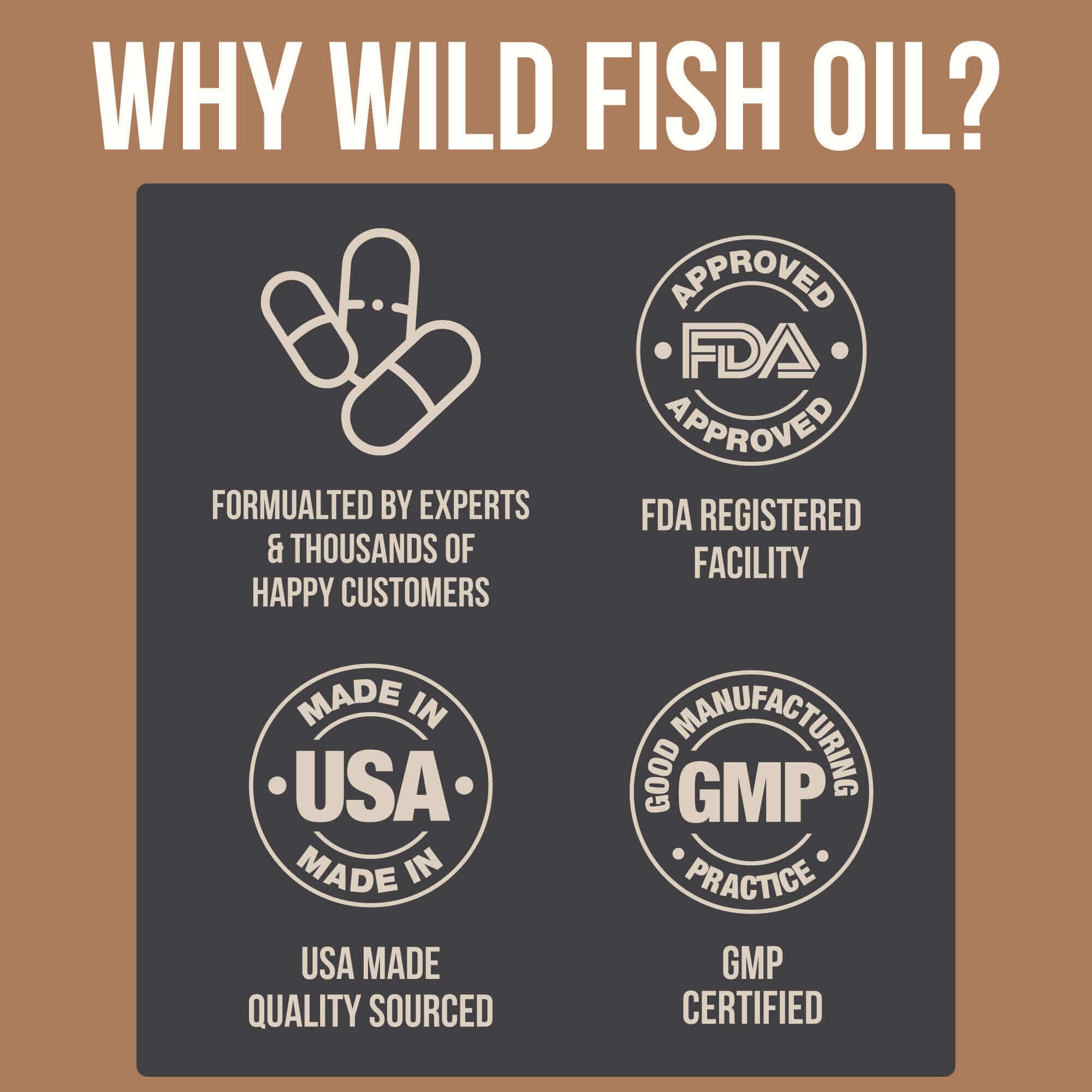 Sustainable sourcing from wild fish suppliers.