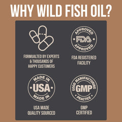 Sustainable sourcing from wild fish suppliers.