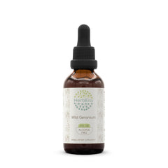 Wild Geranium B60 tincture bottle with dropper, 2 fl oz