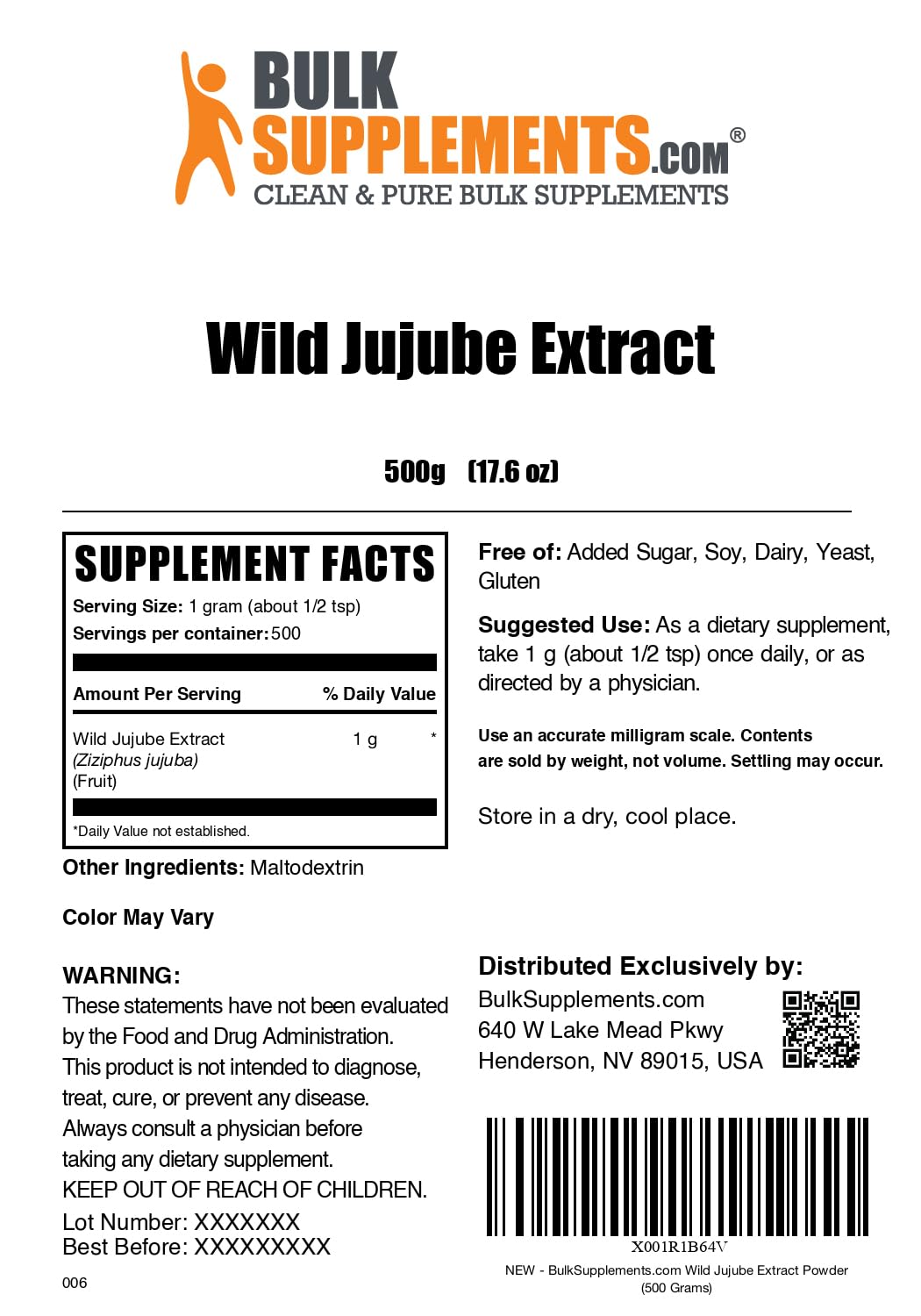 Scoop with Wild Jujube Extract Powder serving