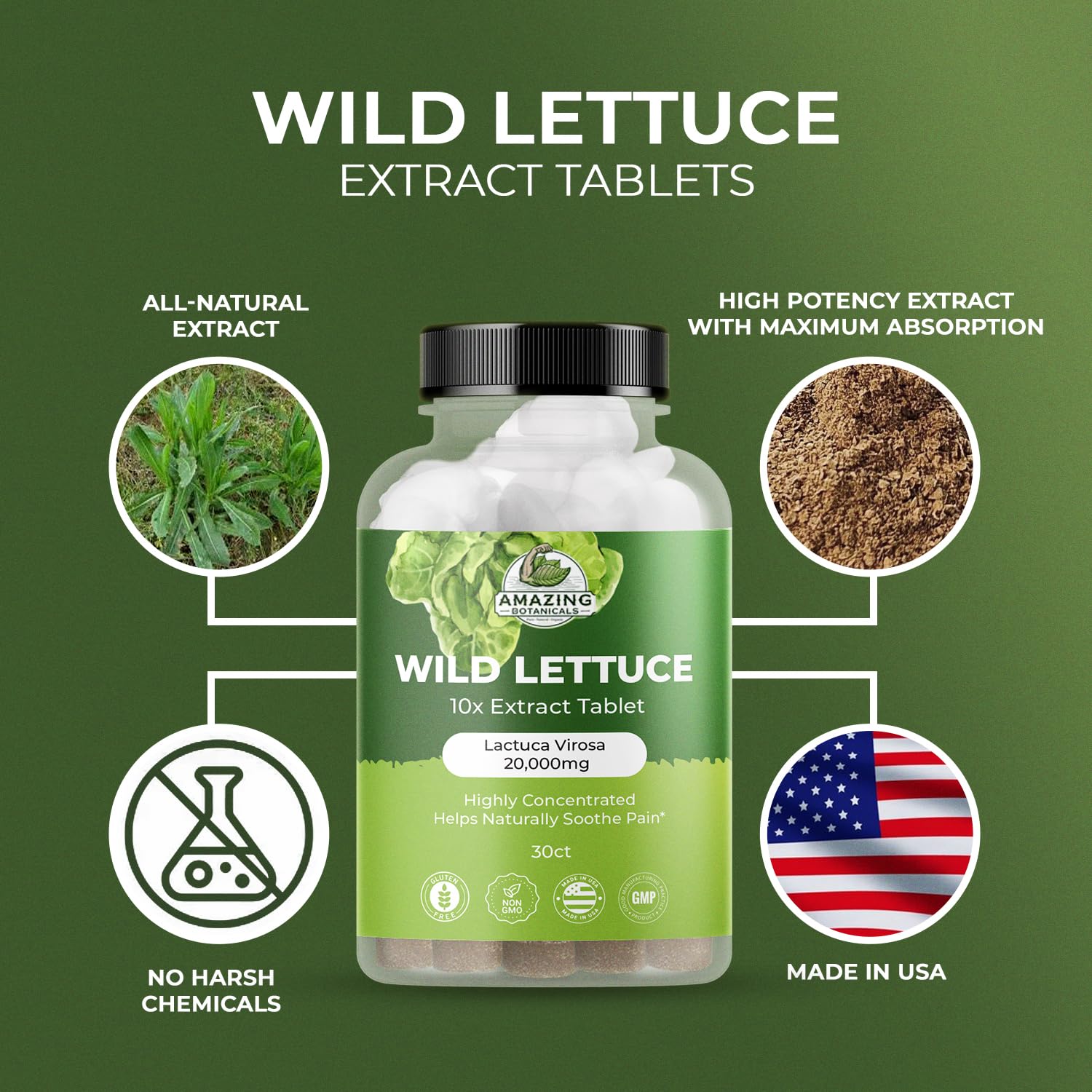 Concept image showing sleep support with Wild Lettuce extract