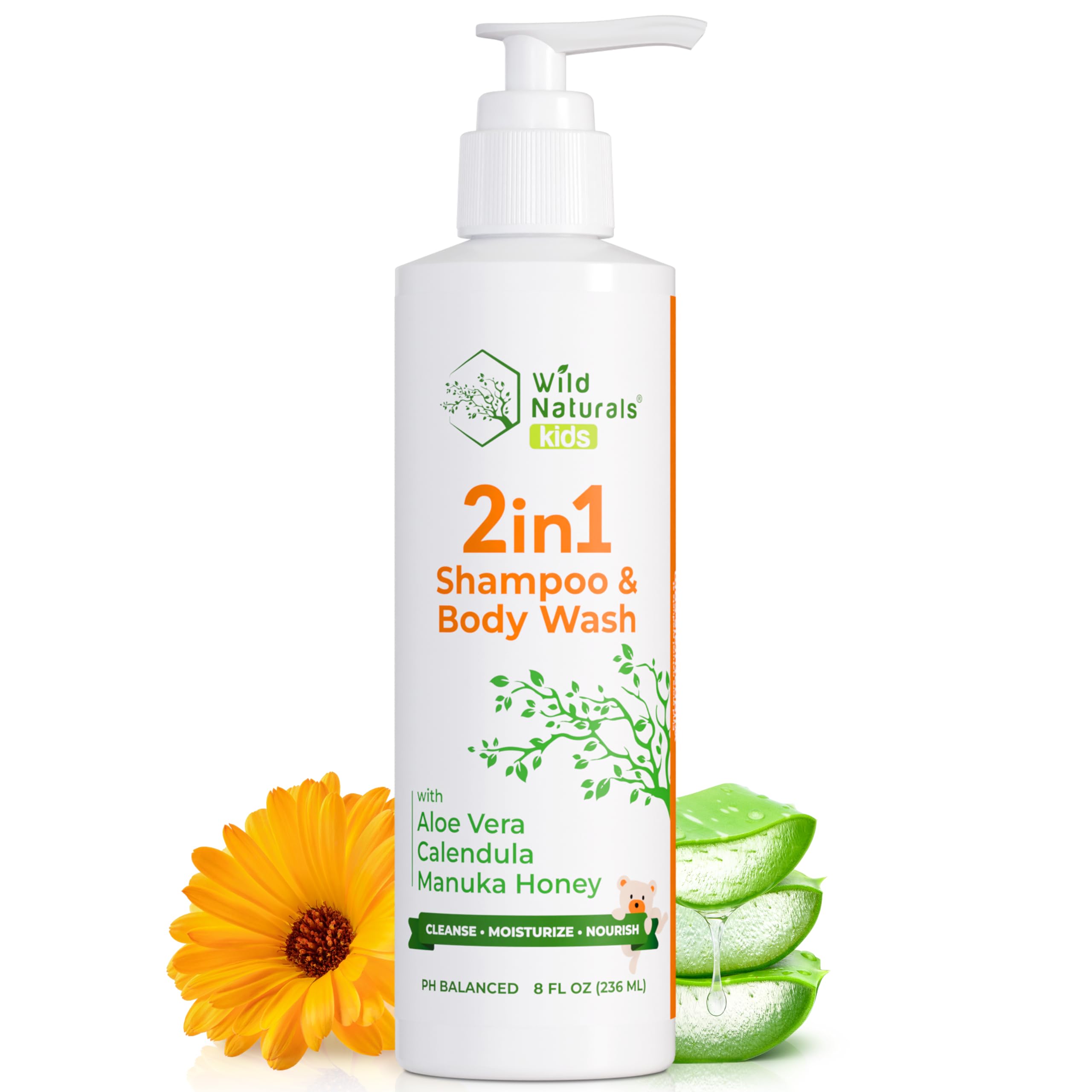 Wild Naturals Baby Eczema Shampoo & Body Wash bottle with lavender scent