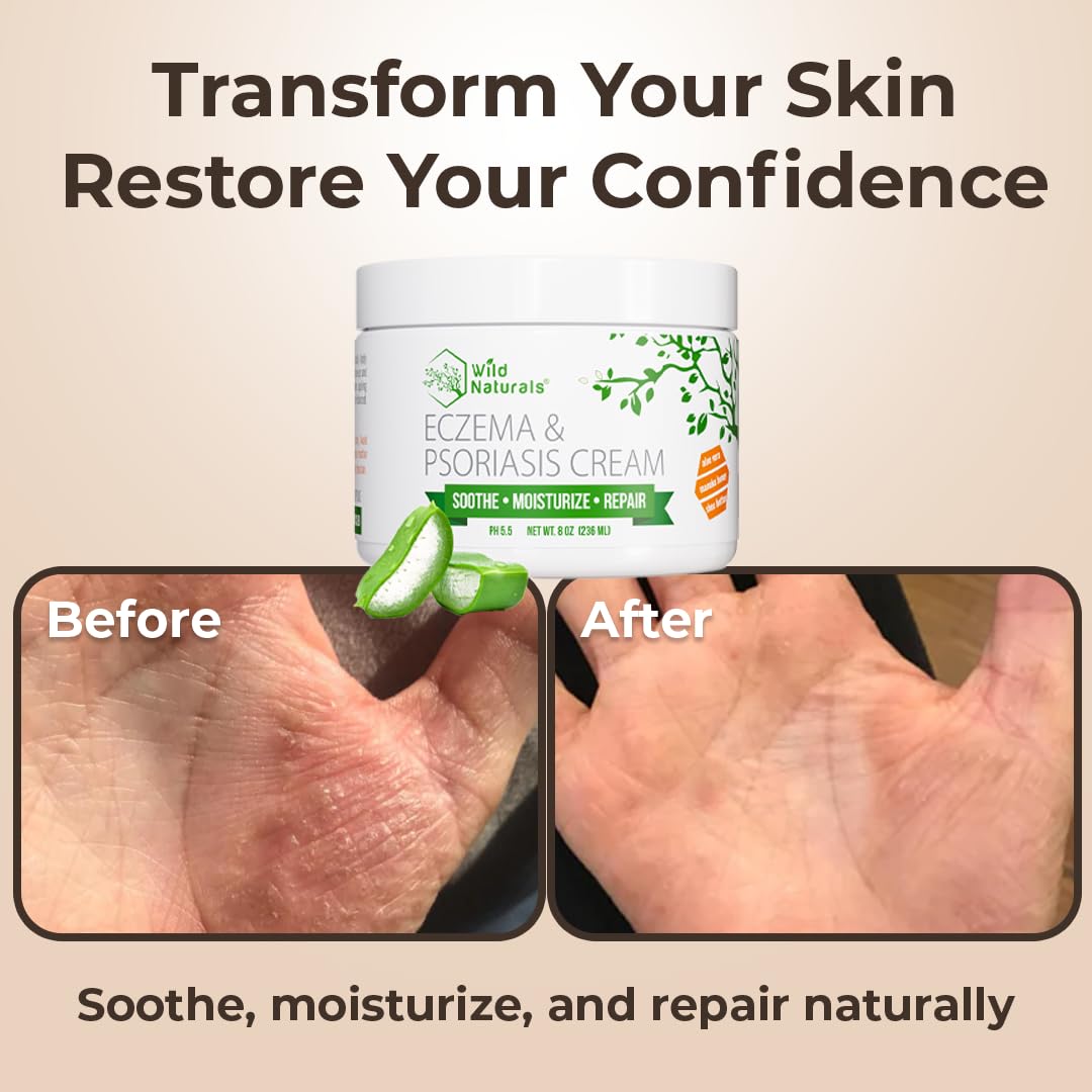 Wild Naturals quick-absorption cream shown absorbing into skin for non-greasy feel