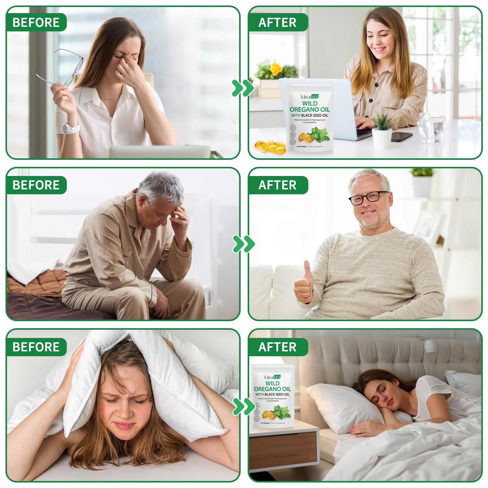 Wild oregano oil with 6,000 mg potency