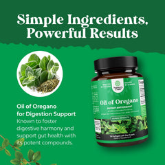 Close-up of oregano oil carvacrol content 70%