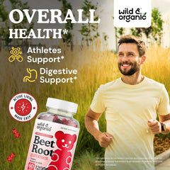 Wild & Organic Beet Root Gummies pack 2 — back view