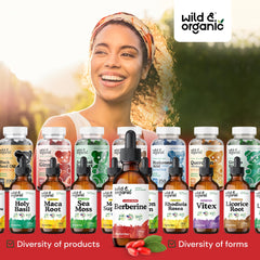Ingredients list for Wild & Organic Berberine Liquid Drops