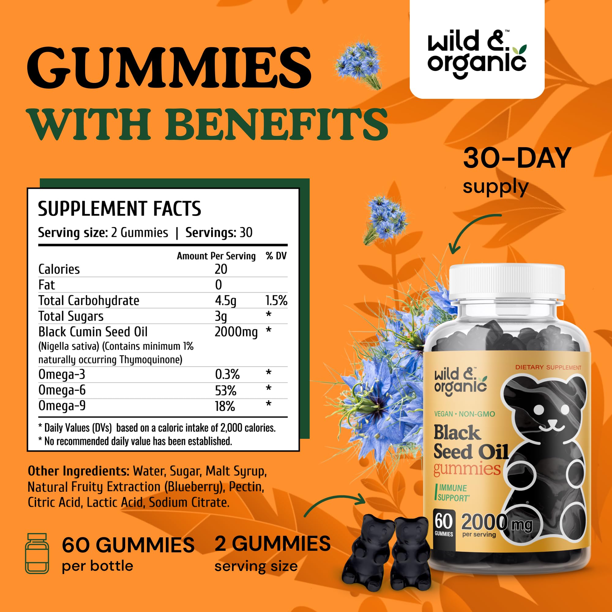 Ingredients highlight: vegan, GMO-free, pectin-based