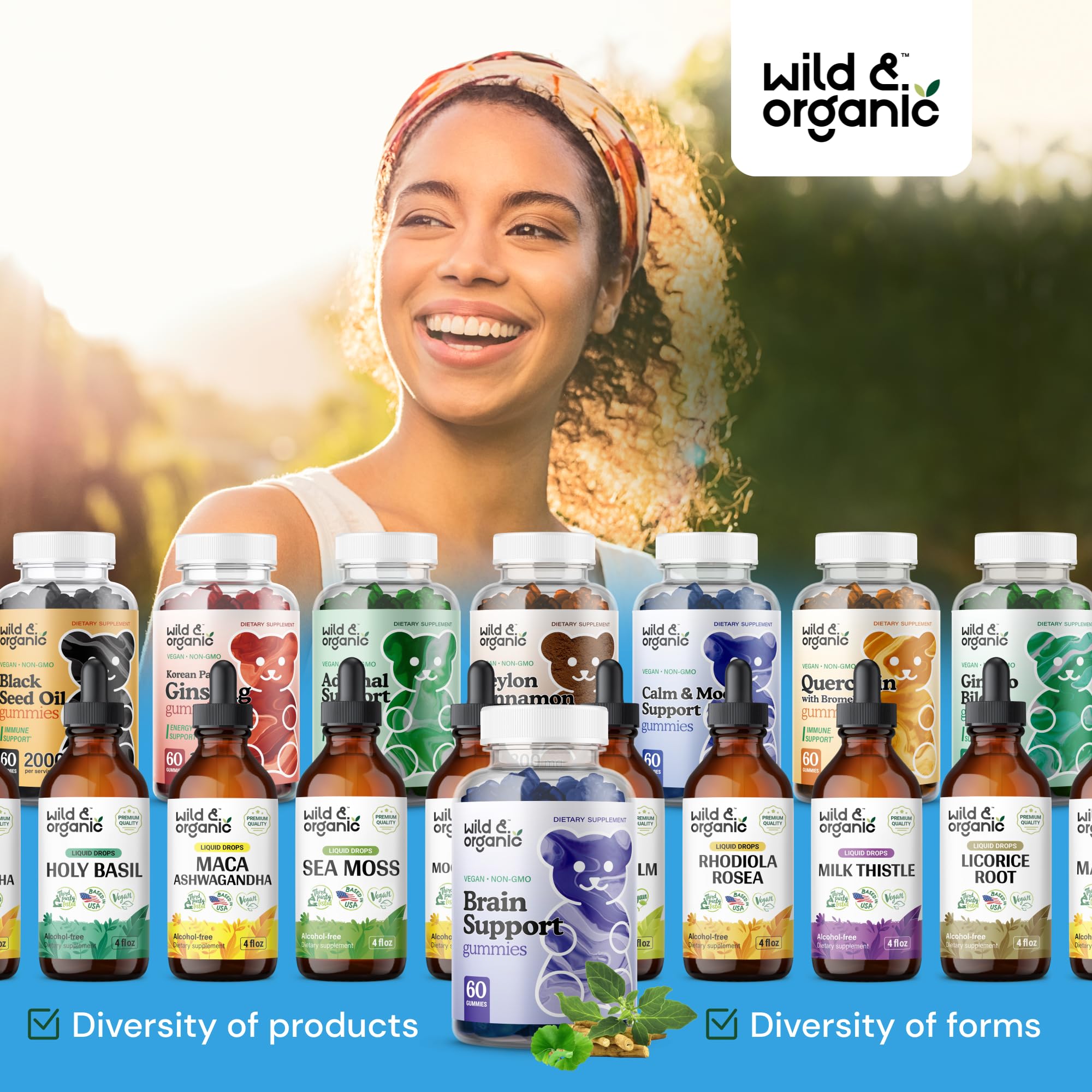 60 gummies per bottle with 30-day supply text on label