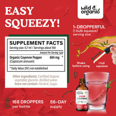 Ingredients and vegan formula label