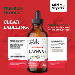 Usage and serving guidance for cayenne tincture