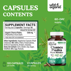 Vegan, non-GMO, no fillers label on product packaging