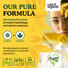 Herbal supplement capsules on white background