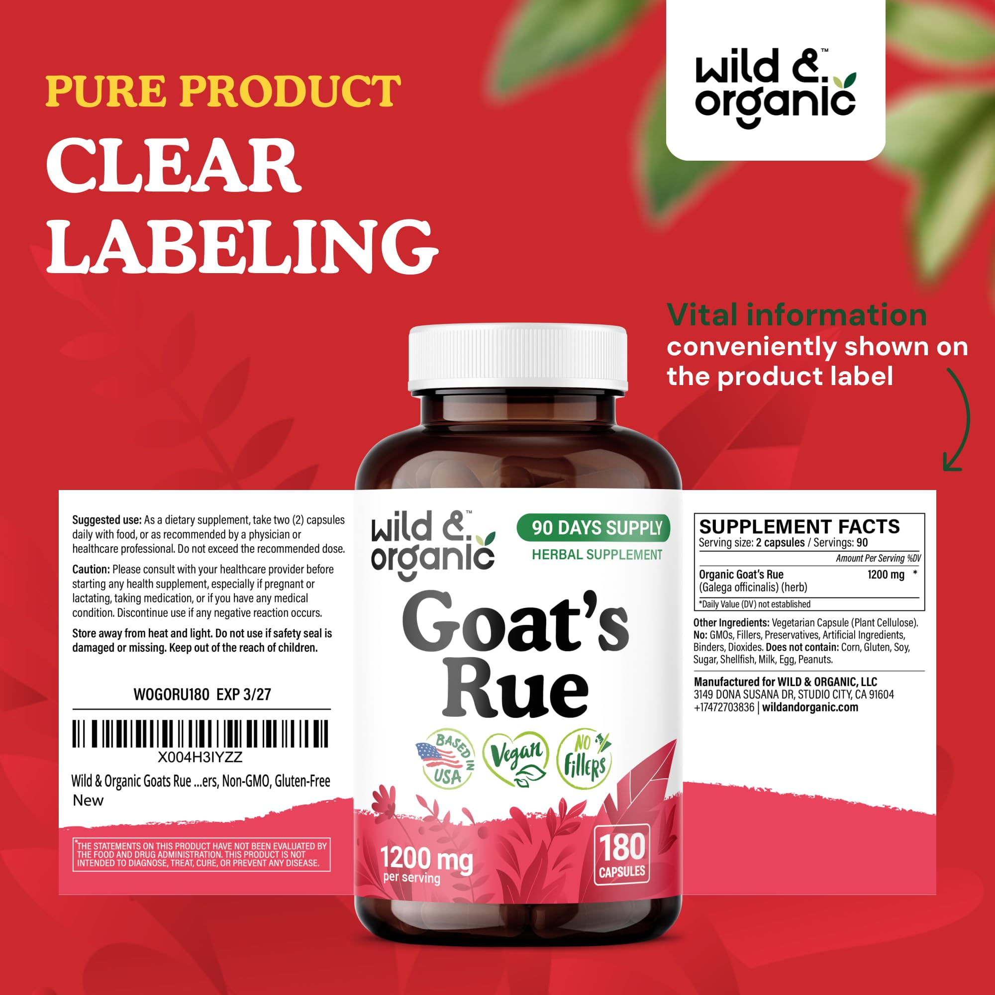 Non-GMO vegan lactation support supplement bottle