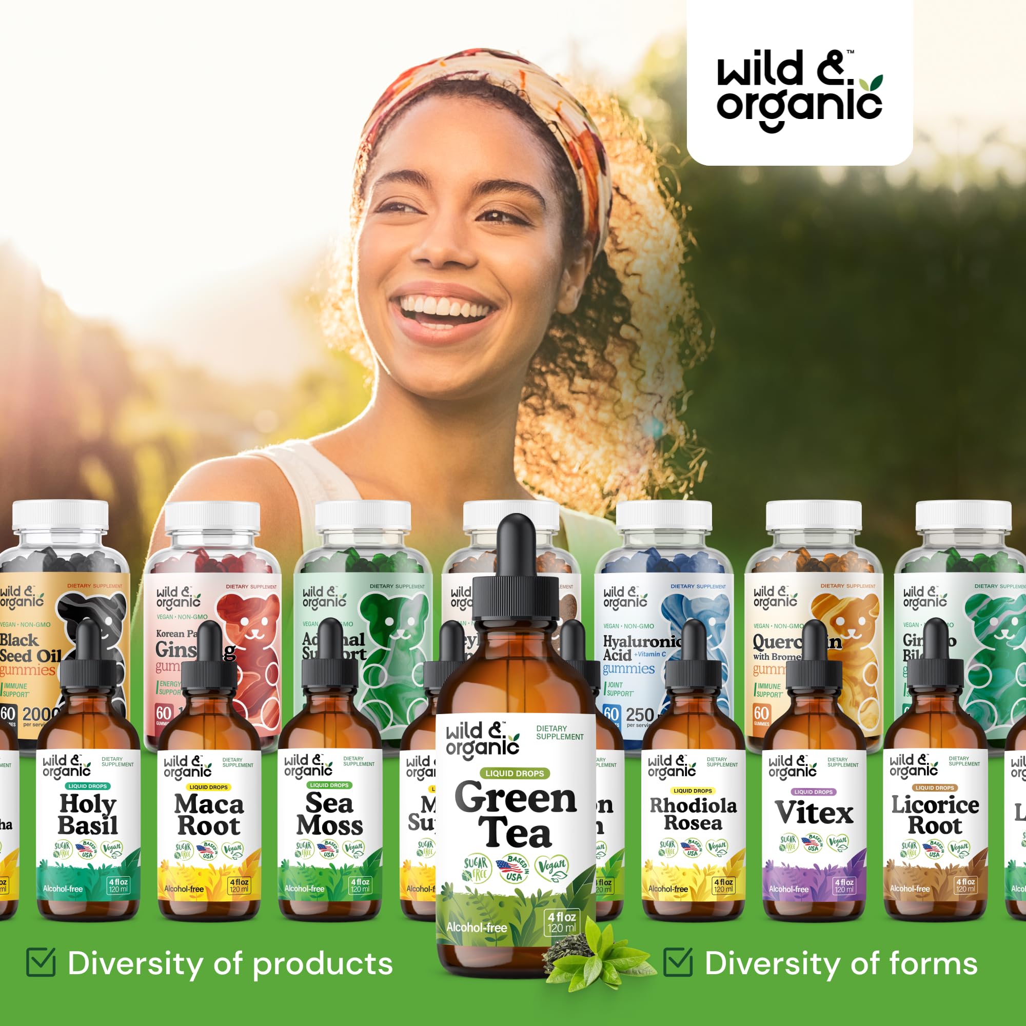 Alcohol-free glycerin-based tincture close-up