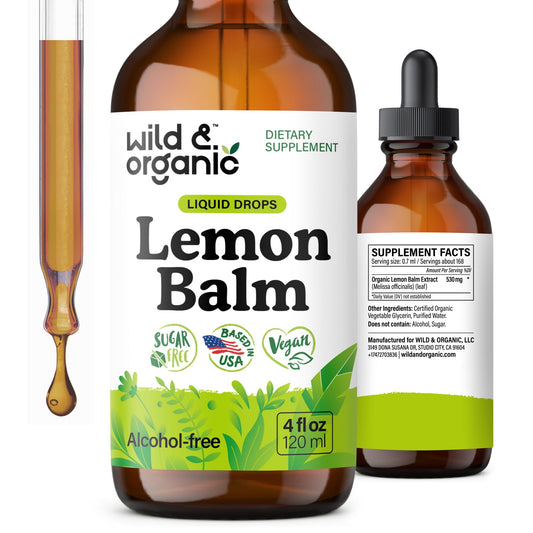 Wild & Organic Lemon Balm Tincture hero shot