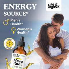 Glycerin-based, alcohol-free maca tincture dropper