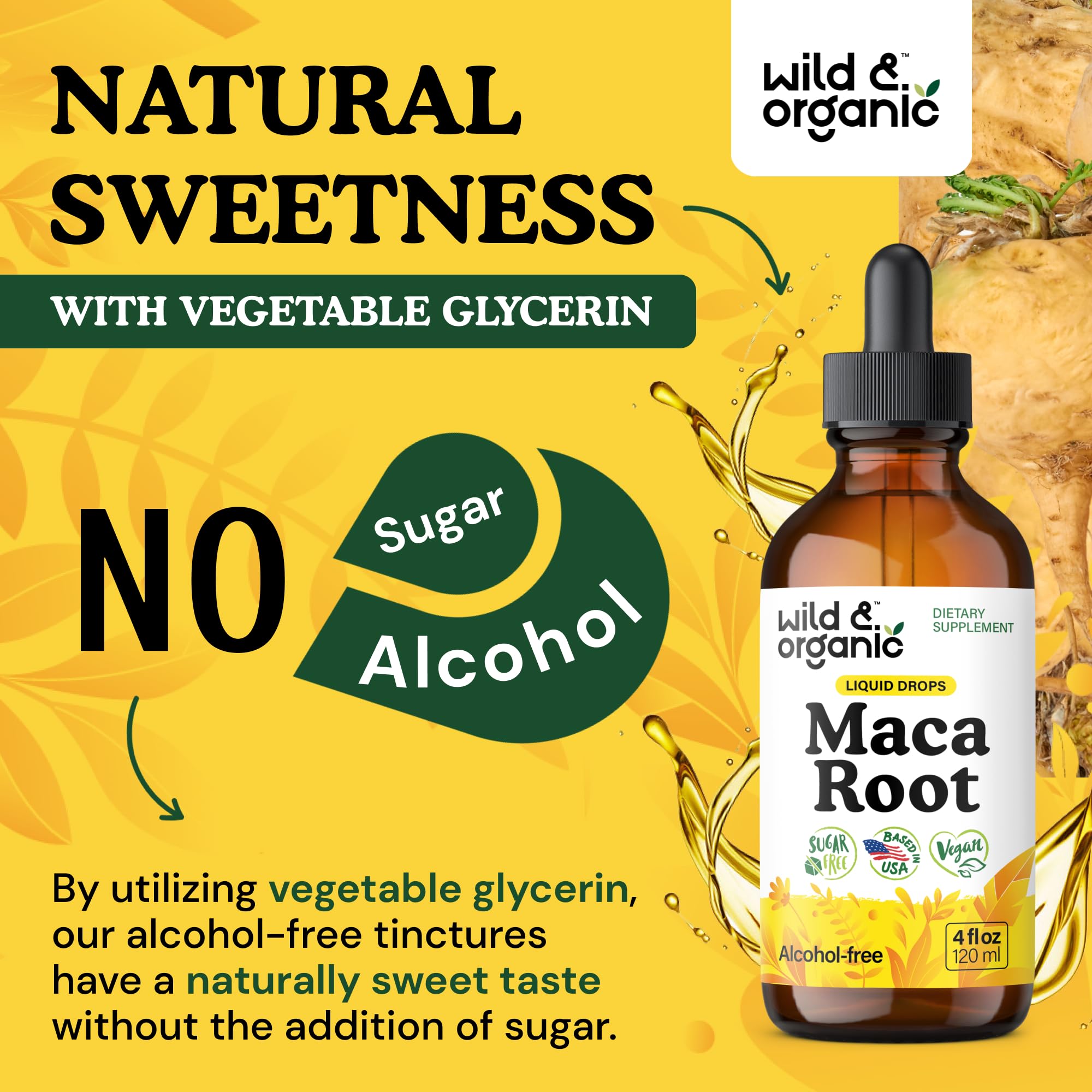 Vegan, non-GMO formula icons
