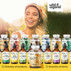 Label image showing non-GMO and vegan certification