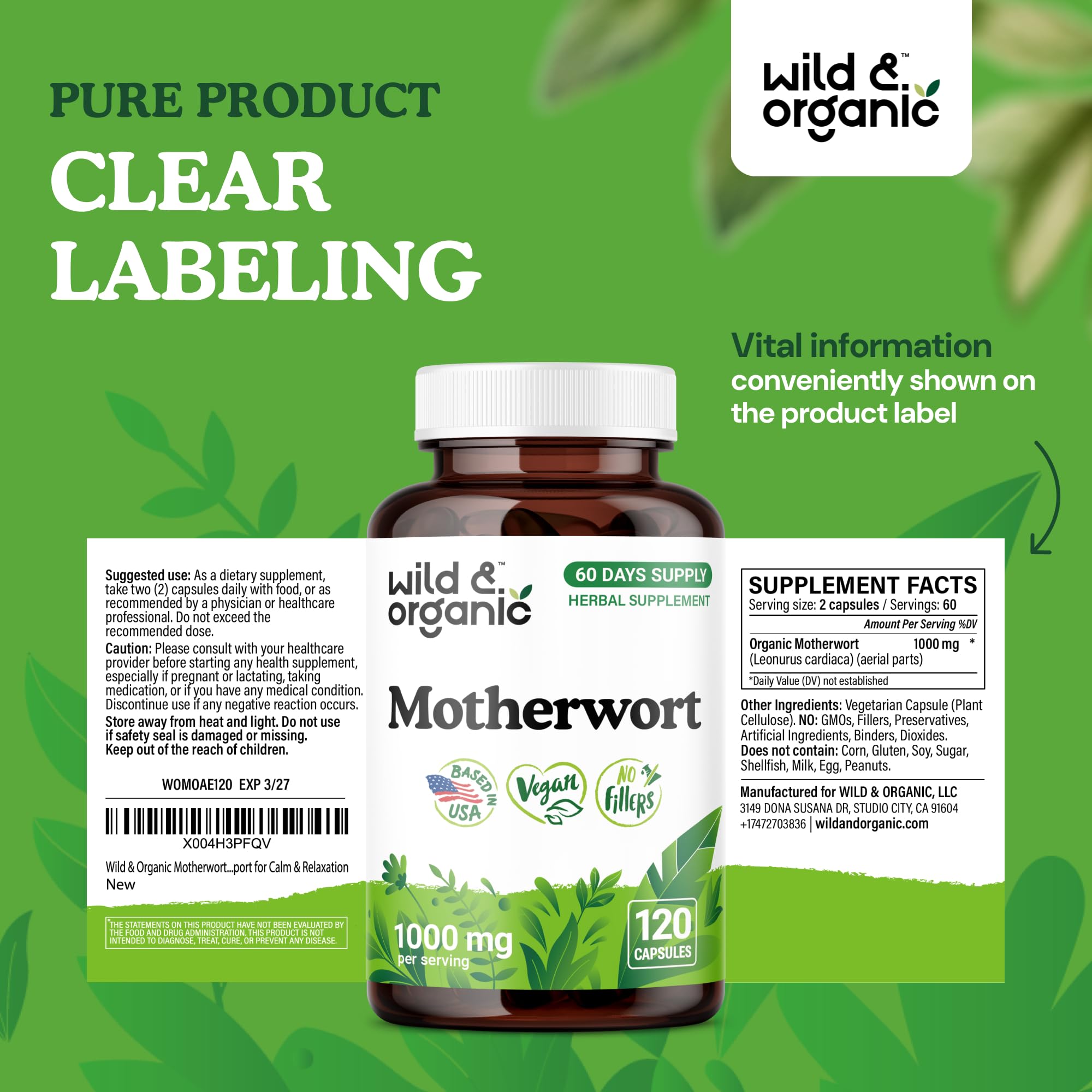 Packaging badge indicating gluten-free, non-GMO and no additives