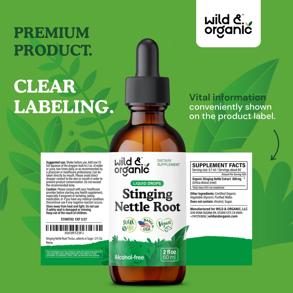 Product on white background with clear packaging