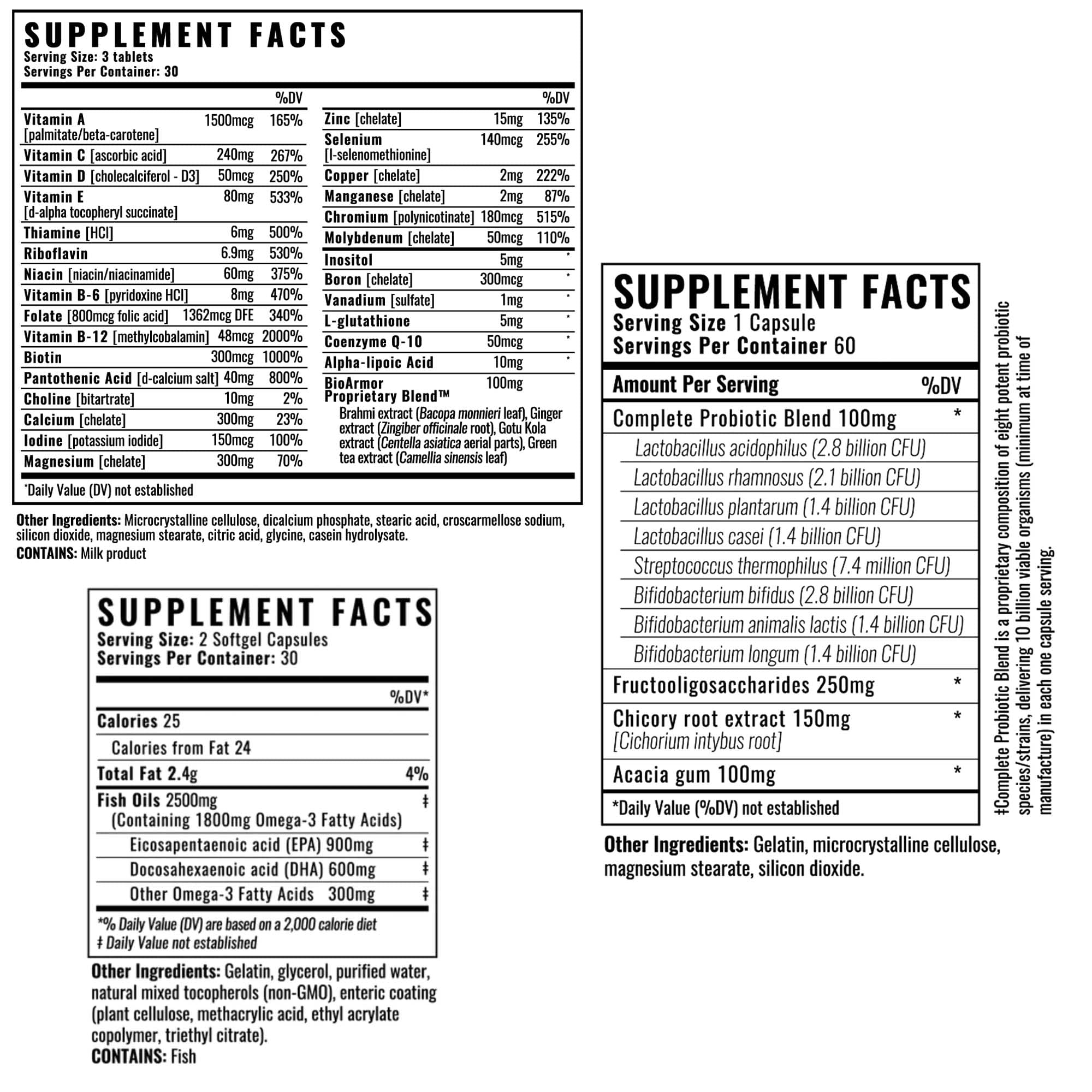 Omega-3 Fish Oil capsules for joint health