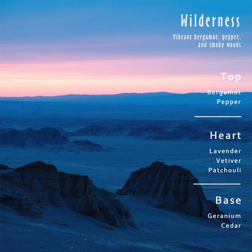 Wilderness fragrance oil in a diffuser setup