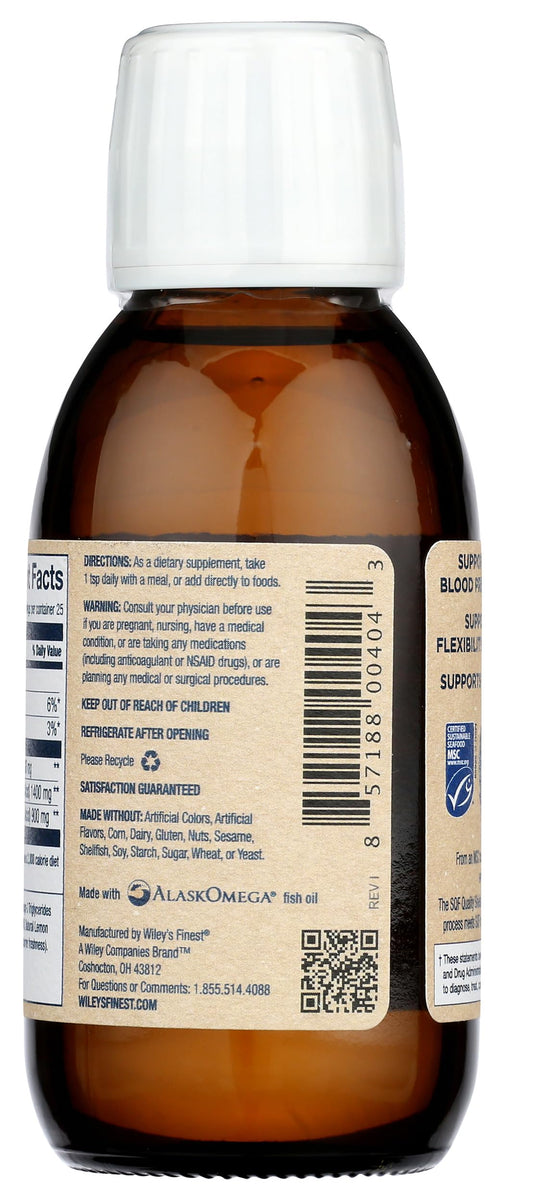EPA and DHA 2300mg per serving label on bottle