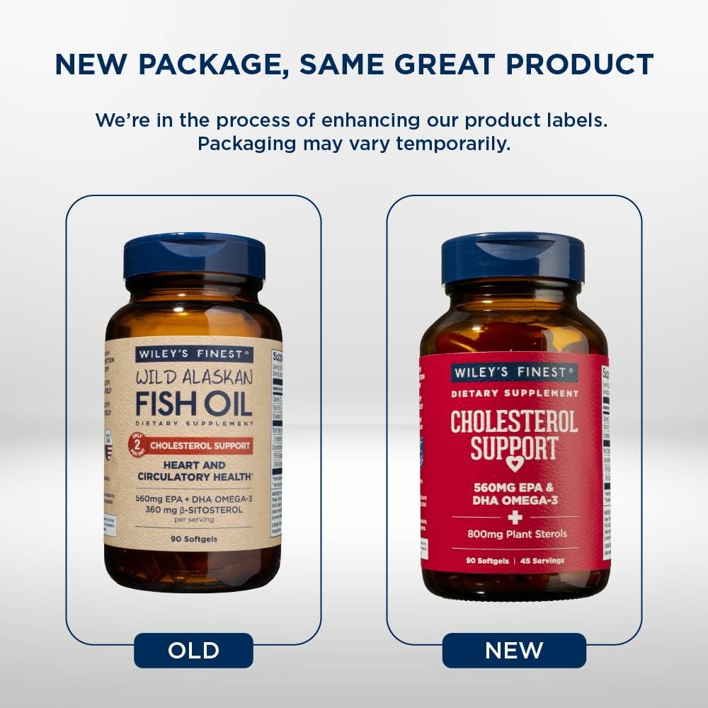 Label highlight: 560mg omega-3 per serving with EPA and DHA