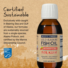 MSC-certified sustainable source from wild Alaskan pollock