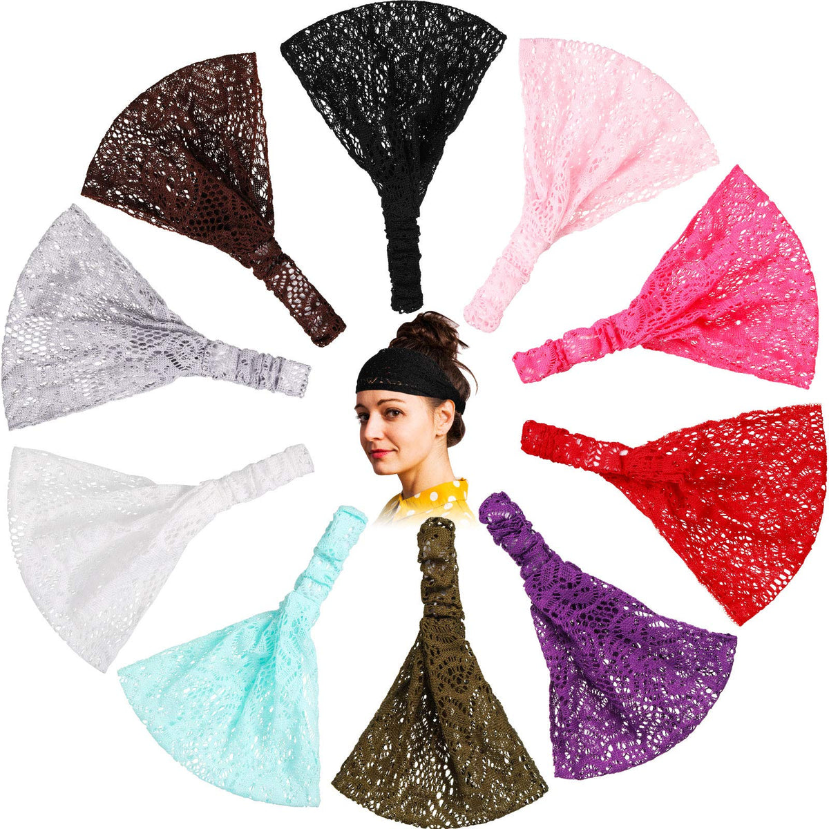 Willbond lace elastic headwrap for a neat look and secure styling.