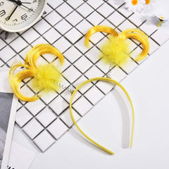 Willbond stage-ready headband adds color and movement.