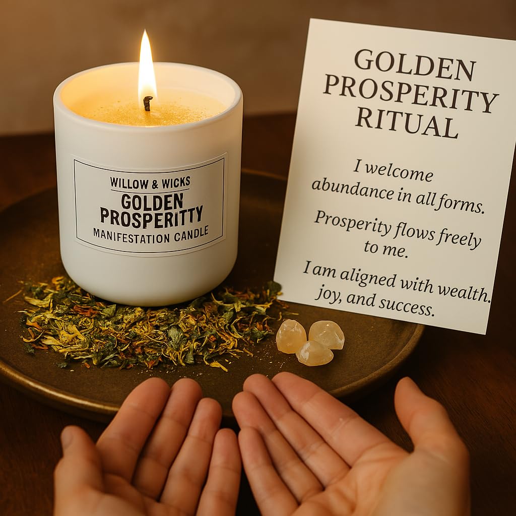Herbal sachet with calendula, cinnamon bark, orange peel for joyful energy