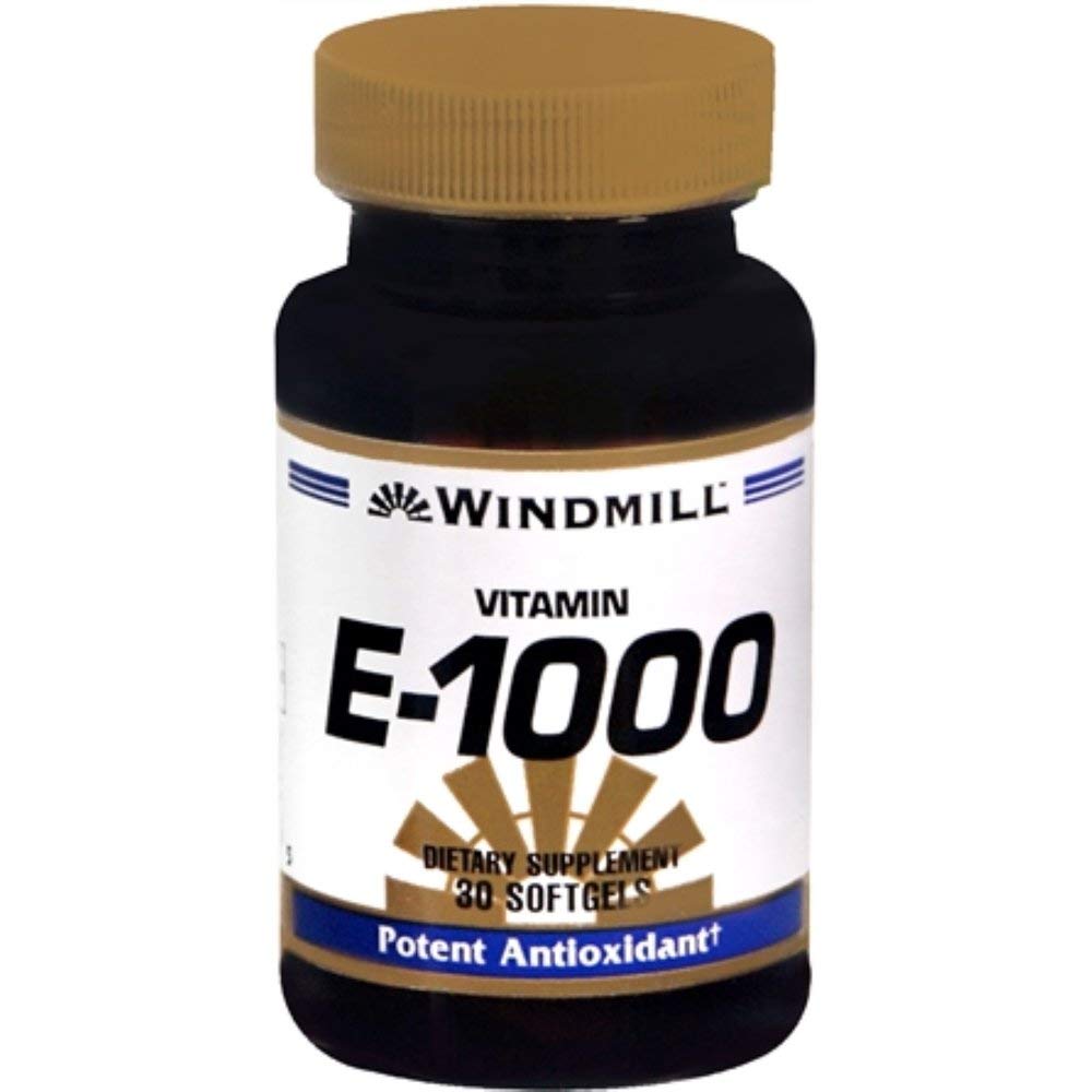 Windmill E-1000 Softgels 30-count Vitamin E 1000 IU