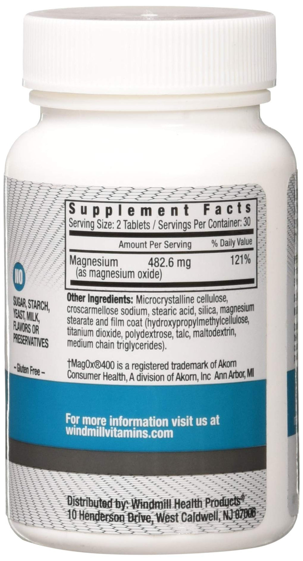 Magnesium Oxide 400 mg capsule