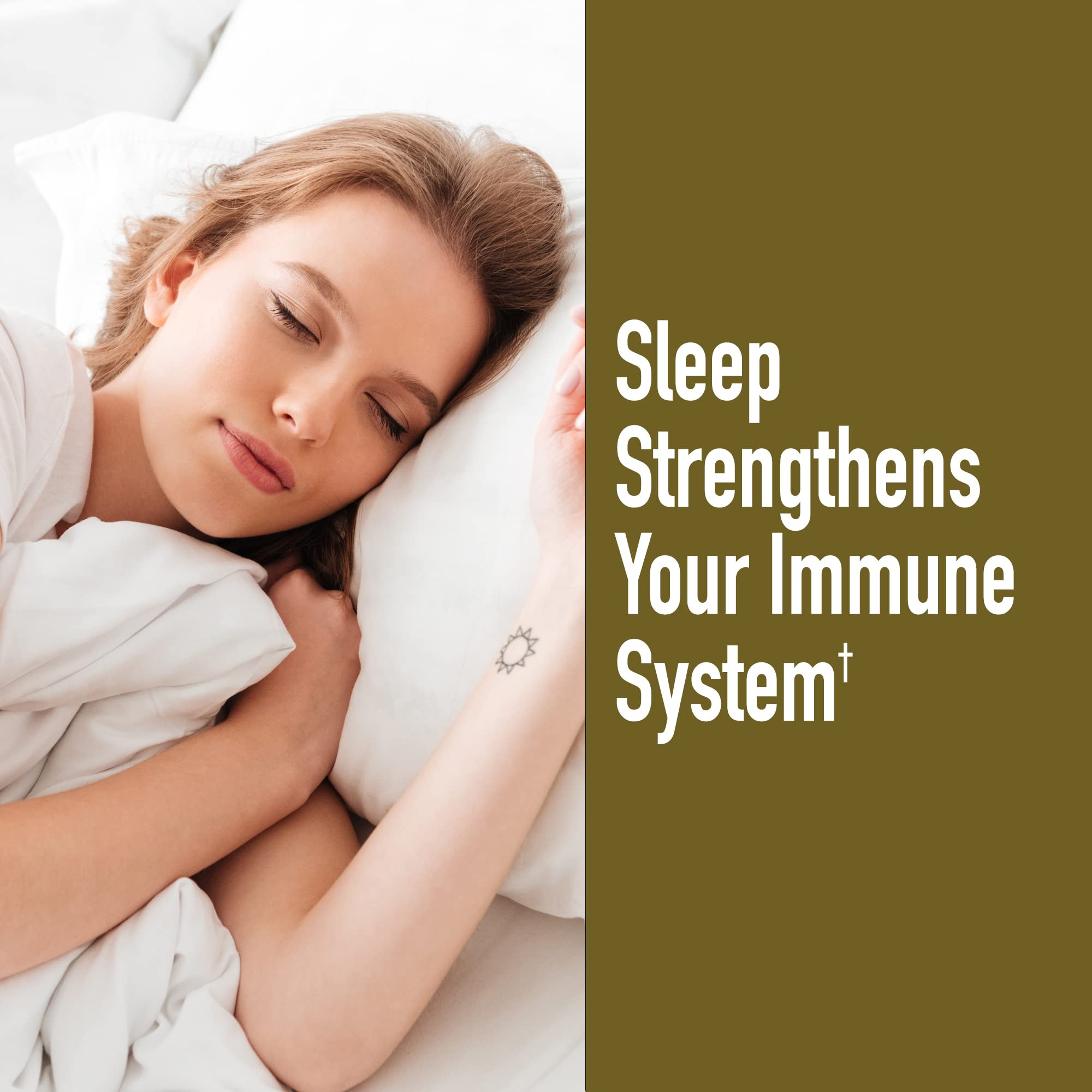 Windmill Melatonin 3 mg tabs arranged on surface