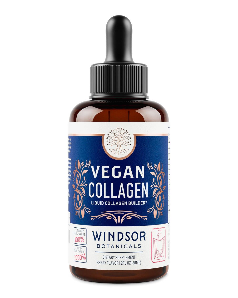 Bottle promoting hair, skin and nails support