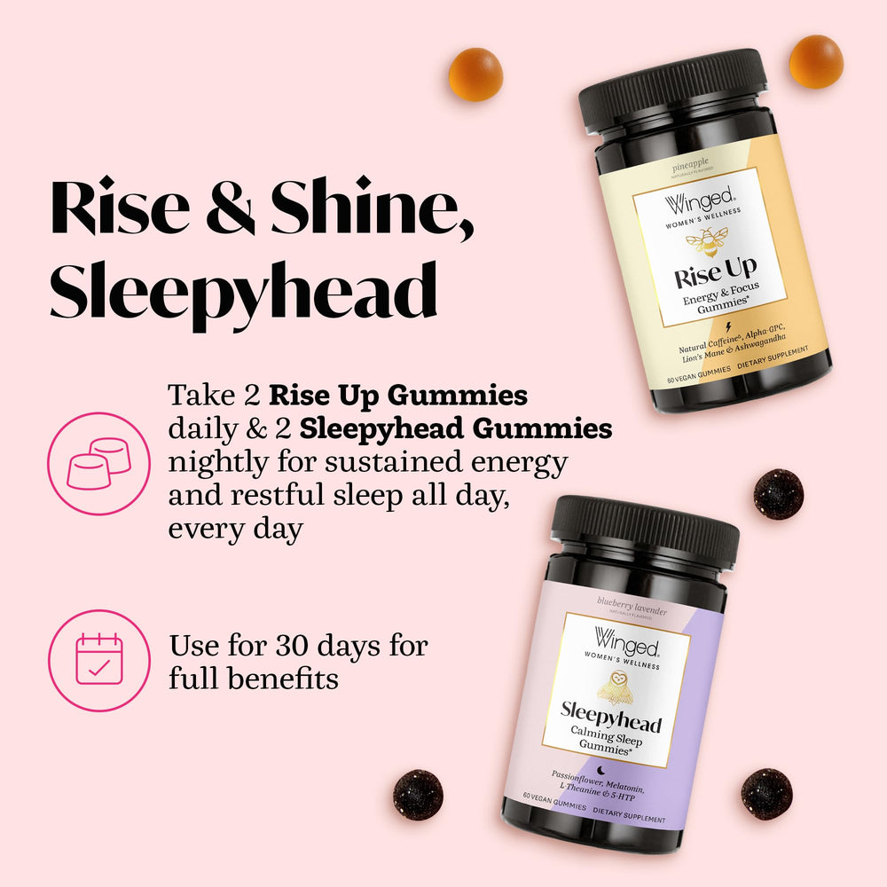 Winged Wellness Sleepyhead packaging on display