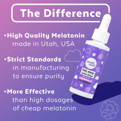 Wink Naturals Wink Well Kids Melatonin Drops used as part of a nighttime routine