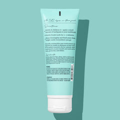 Close-up of Wink Well toothpaste tube with mint flavor