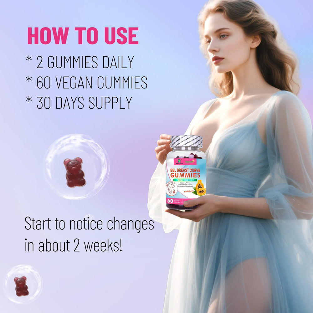 Gummies with natural flavors and health labeling